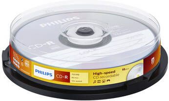 Philips CD-R 80Min 700MB 52x SP 10 stuks