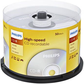 Philips CD-R 80Min 700MB 52x SP (50)