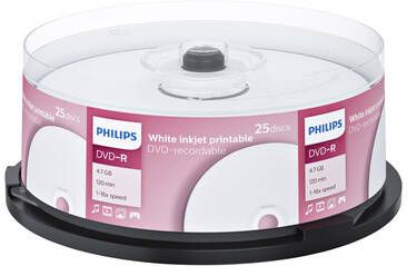 Philips DVD-R 4.7GB 16x IW SP 25 stuks