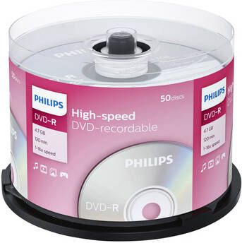 Philips DVD-R 4.7GB 16x SP (50)
