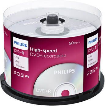 Philips DVD+R 4.7GB 16x SP (50)