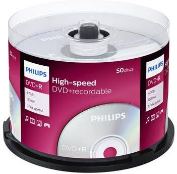 Philips DVD+R 4.7GB 16x SP (50)