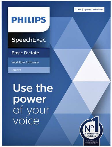 Philips Licentie LFH4722 SpeechExec Basic Dictate