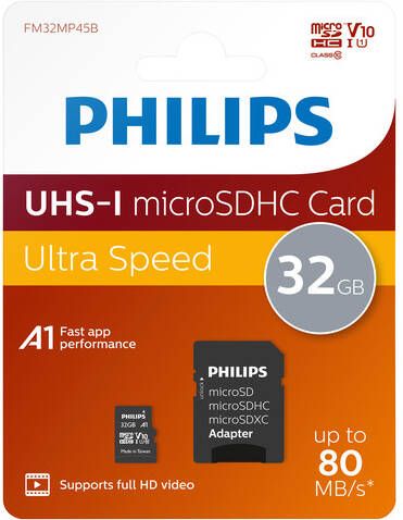 Philips Micro SDHC Card Class 10 UHS-I U1 32GB - Foto 2