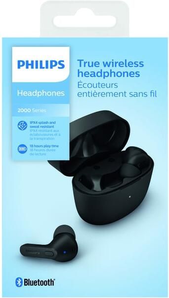 Philips Oortelefoon In-ear TWS TAT2206 zwart
