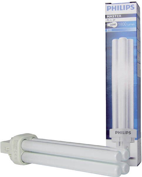 Philips Spaarlamp Master PL-C 2P 26W 1800 Lumen 830 warm wit