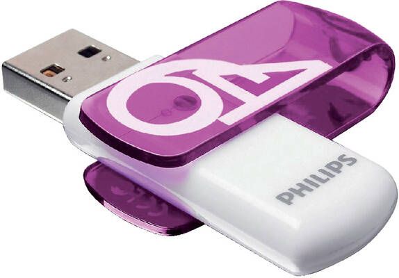 Philips USB-stick 2.0 vivid edition magic purple 64GB