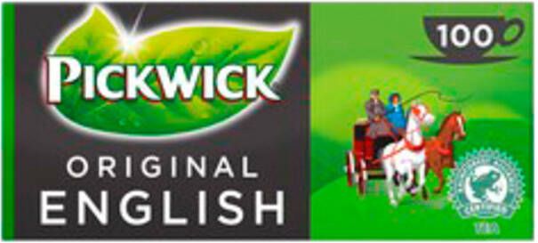 Pickwick Thee Engelse melange 100 stuks 4 gram zonder envelop