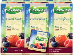 Pickwick Thee Fair Trade forest fruit 25x1.5gr