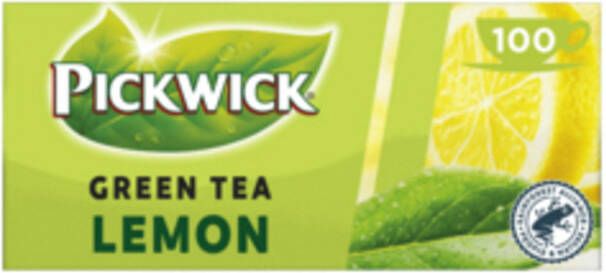 Pickwick Thee green original lemon 100x2gr