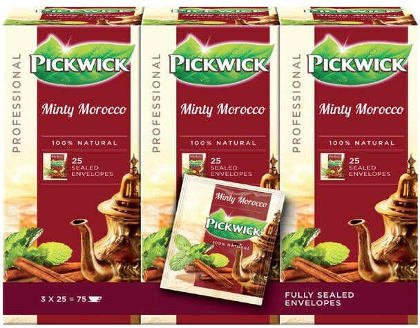 Pickwick Thee minty morocco 25 zakjes van 2gr - Foto 3