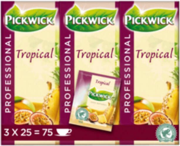 Pickwick Thee tropical 25x1.5gr met envelop
