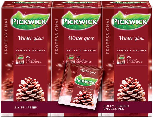 Pickwick Thee winter glow 25x2 gr met envelop