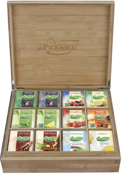 Pickwick Theekist inclusief 12 smaken thee
