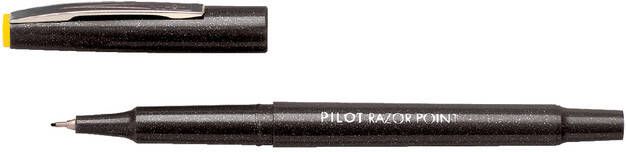 Pilot Fineliner Razor Point SW 10 PP zwart 0.4mm