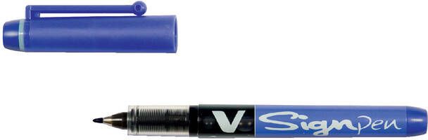 Pilot Fineliner V Signpen fijn blauw