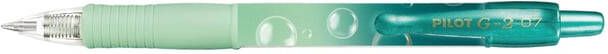 Pilot Gelschrijver G-2 Bubble groen medium blauwschrijvend