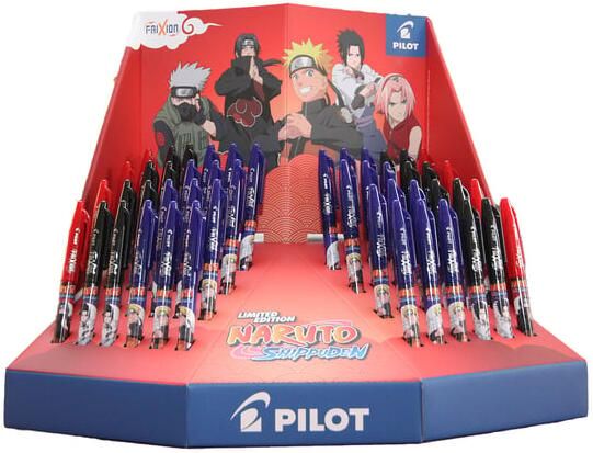 Pilot Rollerpen friXion ball Naruto medium 3 kleuren assorti
