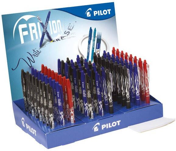 Pilot Rollerpen Frixion Clicker 0.35mm display Ã  120 stuks assorti