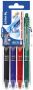 Pilot intrekbare roller FriXion Ball Clicker Set 2 Go medium punt 0 7 mm blister met 4 stuks - Thumbnail 1