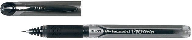 Pilot Rollerpen Hi Tecpoint grip V10 0.6mm zwart
