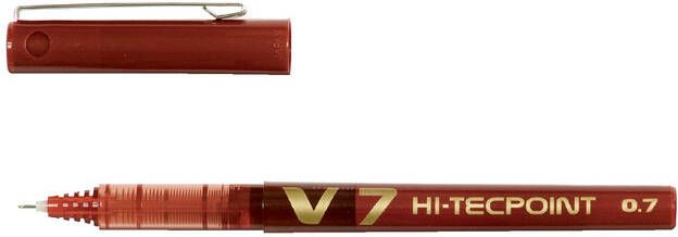 Pilot Rollerpen Hi-Tecpoint V7 rood 0.5mm