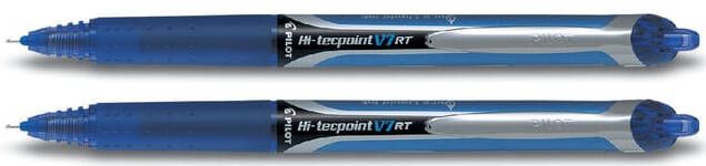Pilot Roller Hi-Tecpoint V7 RT Retractable schrijfbreedte 0 35 mm blauw