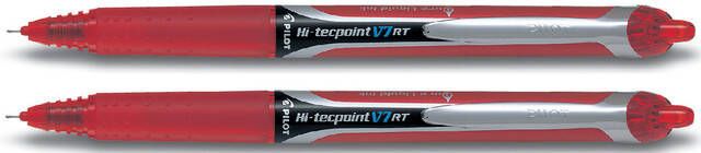 Pilot Roller Hi-Tecpoint V7 RT Retractable schrijfbreedte 0 35 mm rood