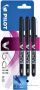 Pilot Rollerpen V-Ball grip V5 zwart 0.3mm blister Ã  3 stuks - Thumbnail 2