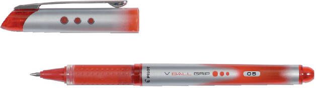 Pilot Rollerpen V-Ball grip VBG-5 rood 0.3mm
