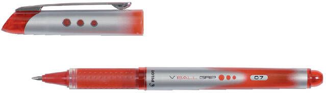 Pilot Rollerpen V Ball grip VBG 7 rood 0.4mm