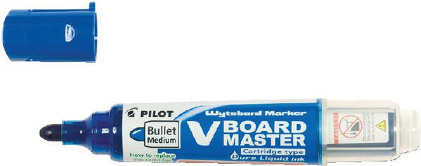 Pilot V-Board Master whiteboardmarker ronde punt 2 3 mm blauw