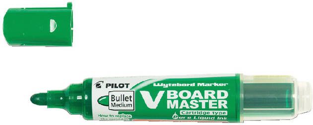 OfficeTown Pilot whiteboardmarker V-Board Master M medium 2 3 mm groen - Foto 2