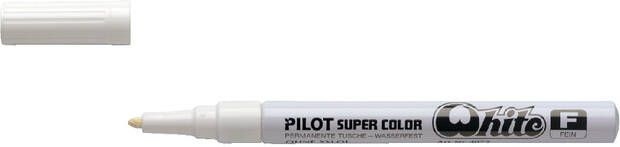 Pilot Viltstift Super SC W F lakmarker rond wit 1mm