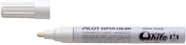 Pilot Viltstift Super SC-W-M lakmarker rond wit 2mm
