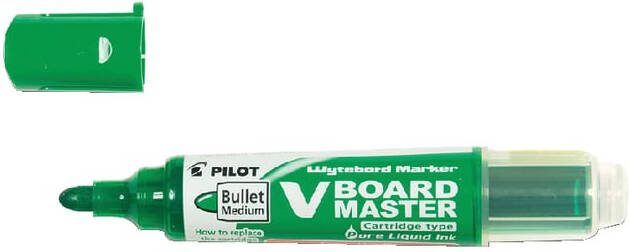 OfficeTown Pilot whiteboardmarker V-Board Master M medium 2 3 mm groen
