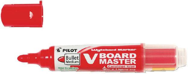 Pilot V-Board Master whiteboardmarker ronde punt 2 3 mm rood