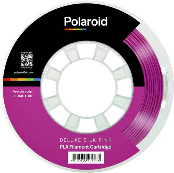 Polaroid 3D Filament PLA Universal 250g Deluxe Zijde roze