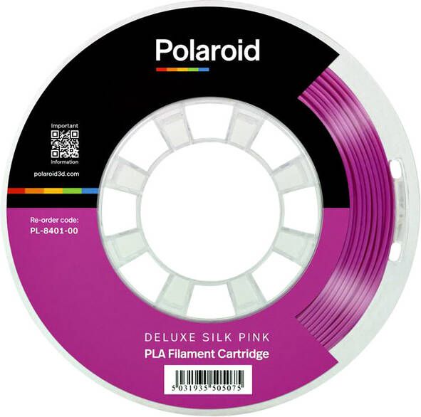 Polaroid 3D Filament PLA Universal 250g Deluxe Zijde roze
