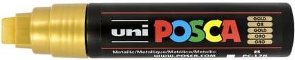 Posca Paintmarker Uni PC17K extra breed rechthoek goud