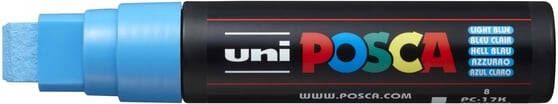 Posca Paintmarker Uni PC17K extra breed rechthoek lichtblauw