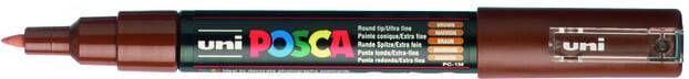 Posca uni-ball Paint Marker op waterbasis PC-1MC bruin