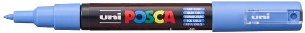 Posca uni-ball Paint Marker op waterbasis PC-1MC hemelsblauw