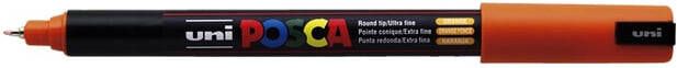Posca uni-ball Paint Marker op waterbasis PC-1MR donkeroranje