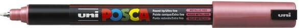 Posca Paintmarker Uni PC1MR extra fijn metallic rood