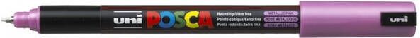 Posca uni-ball Paint Marker op waterbasis PC-1MR metaalroze