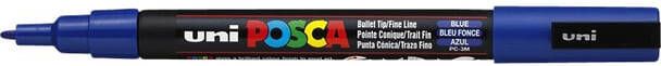Posca uni-ball Paint Marker op waterbasis PC-3M donkerblauw