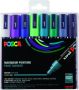 Posca Uni paintmarker PC-5M 1 8 2 5 mm etui van 8 markers in geassorteerde koude kleuren - Thumbnail 2