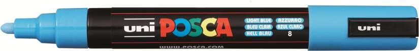 Posca uni-ball Paint Marker op waterbasis PC-5M lichtblauw