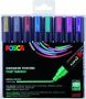 Posca Uni paintmarker PC-5M 1 8 2 5 mm etui van 8 markers in geassorteerde metallic kleuren - Thumbnail 1